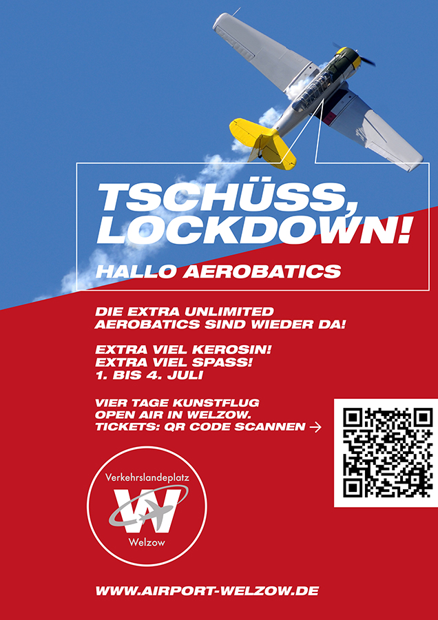 Welzow airport Aerobatics festival advertising © Thomas Iwainsky