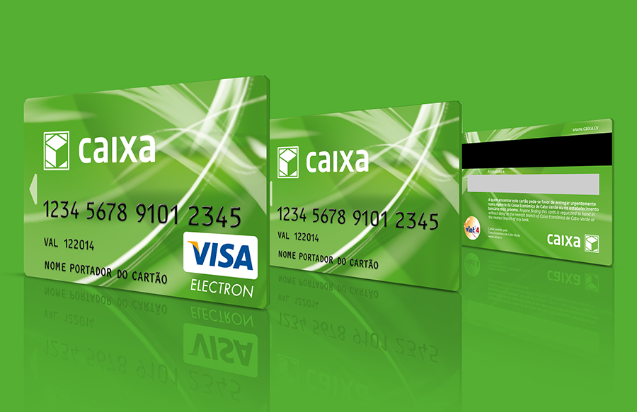 Credit card design for Caixa Económica de Cabo Verde © Thomas Iwainsky