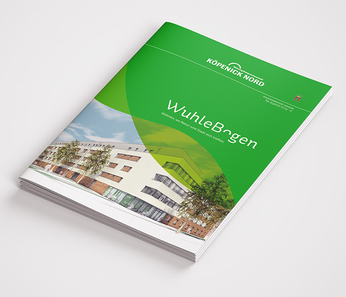 Köpenick Nord corporate design real estate brochure © Thomas Iwainsky