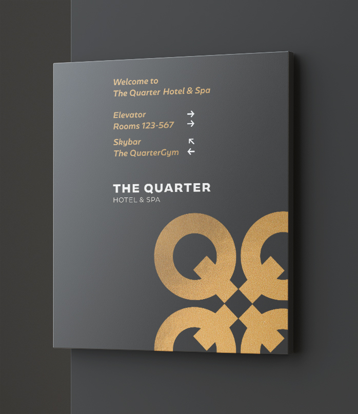 Hotel corporate design concept for The Quarter Hotel & Spa © Thomas Iwainsky